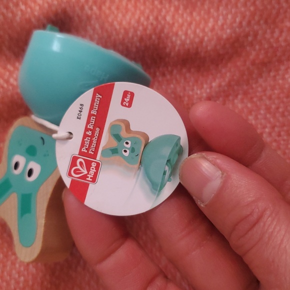 HAPE GERMAN Push & Run Wooden Bunny Toy - Picture 2 of 7